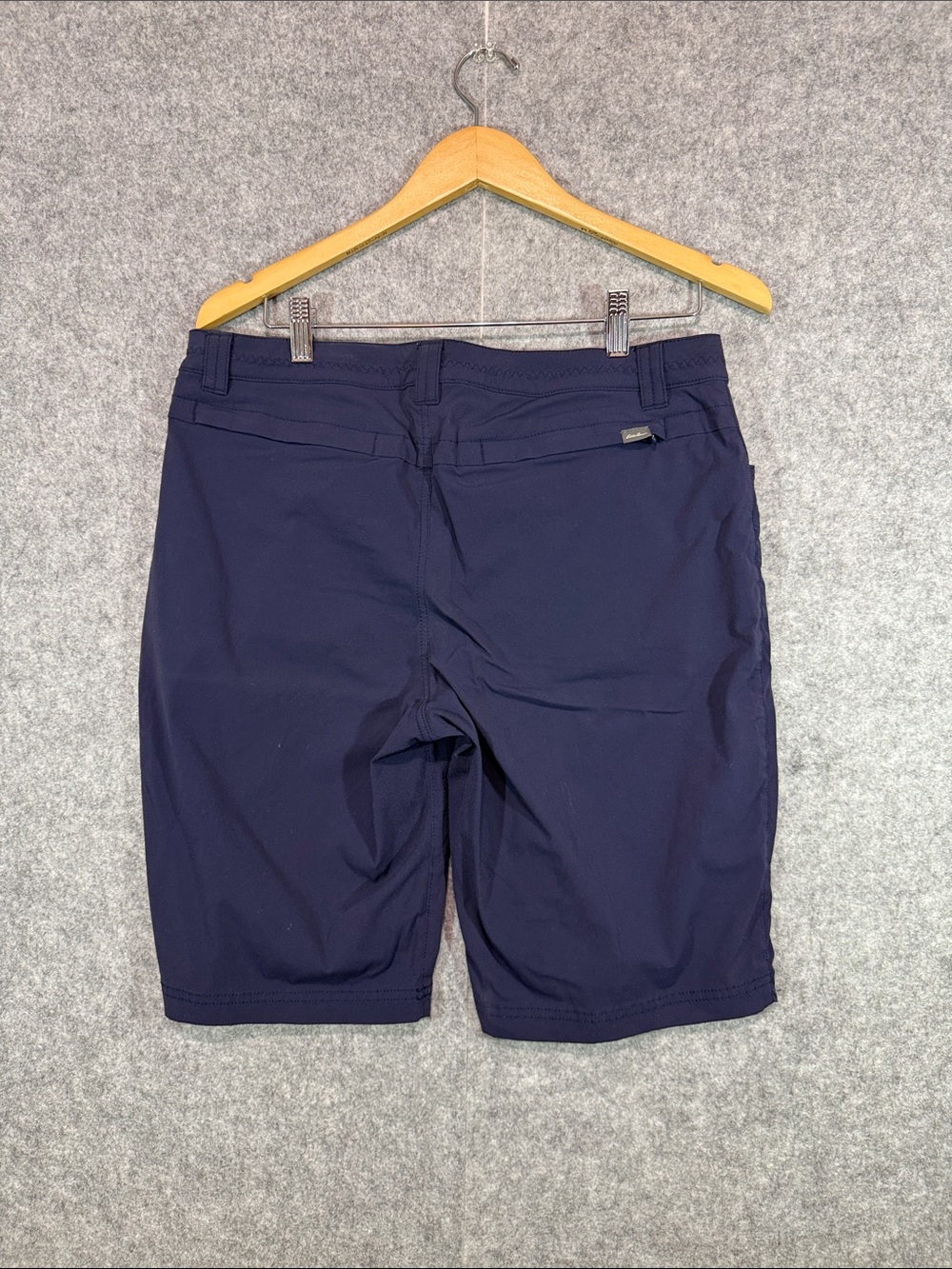 Eddie Bauer Bermuda Shorts - Womens 12 - Navy Blue Casual Beach Vacation Everday - Picture 5 of 10